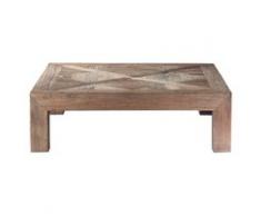 Table basse en orme massif recyclé Bruges