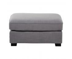 Pouf de canap&eacute; modulable gris clair Milano