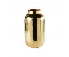 Vase en m&eacute;tal dor&eacute; H40