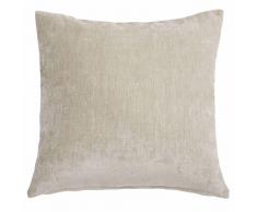 Coussin beige 45x45cm VELVET VINTAGE