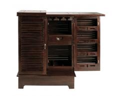Meuble de bar en mahogany massif L 80 cm Planteur