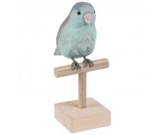 Statuette oiseau en tilleul H15