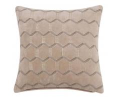 Housse de coussin en coton motifs graphiques 40x40