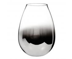 Vase en verre H 25 cm GUN GREY