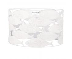 Suspension non &eacute;lectrifi&eacute;e poissons en m&eacute;tal blanc