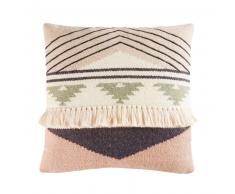 Coussin berbère en laine et coton 45x45