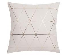 Coussin beige/or 40x40 QUEENS