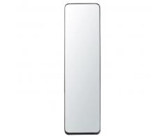 Miroir psyché en métal noir 41x151