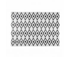 Tapis berbère noir et blanc 140x200 JYAM