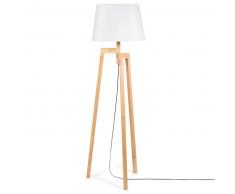 Lampadaire trépied en bois H 150 cm VESUVIO