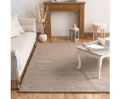 Tapis en laine beige 140 x 200 cm INDUSTRY