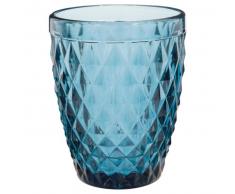 Gobelet en verre bleu CARAT