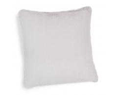 Coussin en fausse fourrure grise 45 x 45 cm SOHO