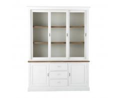 Bahut 3 portes blanc Leandre
