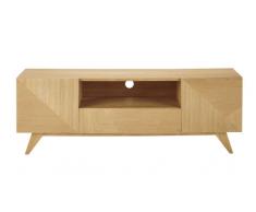 Meuble TV vintage 2 portes 1 tiroir Origami