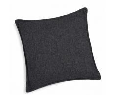 Coussin gris carbone 45x45