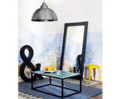 Miroir effet m&eacute;tal H 167 cm GUSTAVE