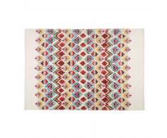 Tapis imprim&eacute; multicolore 140x200