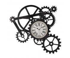 Horloge indus en m&eacute;tal L 86 cm ENGRENAGE
