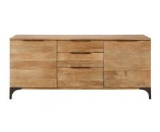 Buffet en manguier massif et acacia Metropolis