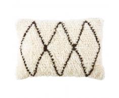 Coussin berb&egrave;re en laine et coton 40x60