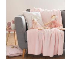 Plaid rose paillet&eacute; 170x130cm PAILLETTES