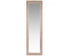 Miroir psyché en paulownia blanchi 50x170