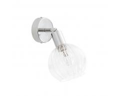 Applique orientable en verre et métal