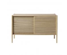 Buffet 2 portes et pieds en frêne massif Okinawa