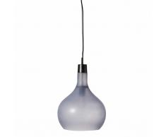 Suspension en métal et verre fumé