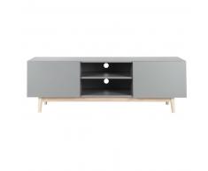 Meuble TV style scandinave gris Artic