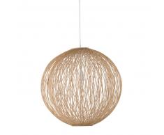 Suspension en rotin tressé