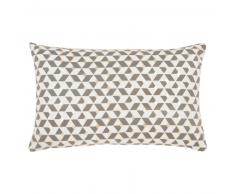 Housse de coussin bleue, dorée et blanche 30x50