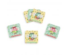 6 dessous de verre MOJITO