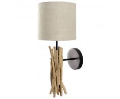 Applique en toile beige H 20 cm FJORD