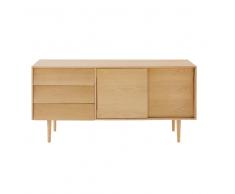 Buffet enfilade 2 portes 3 tiroirs Milk