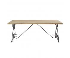 Table à manger 4/6 personnes en pin recyclé L200 Fidenza