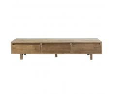 Meuble TV 3 tiroirs en pin recyclé Cappadoce