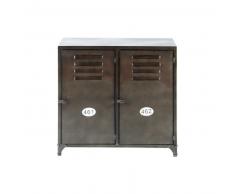 Buffet indus 2 portes en métal Wayne