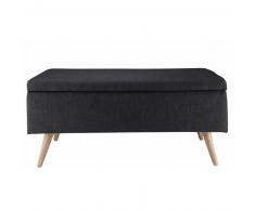 Banquette coffre gris anthracite