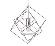 Suspension filaire en métal chromé