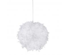 Suspension &agrave; plumes blanches