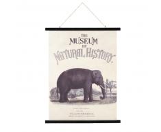Kakemono imprimé éléphant 71x115