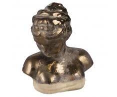 Statuette buste femme en ciment H30