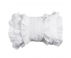 Coussin en coton blanc 35 x 50 cm GARANCE