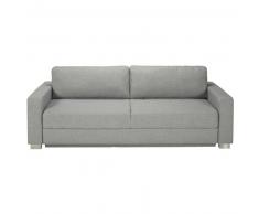 Canap&eacute;-lit 3 places gris clair Urban