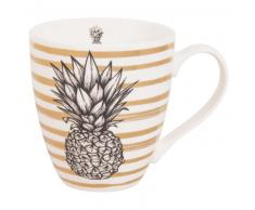 Mug en porcelaine imprimé ananas
