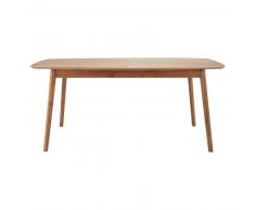Table à manger extensible en chêne 8 à 10 personnes L180/240 Portobello