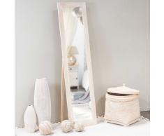 Miroir psych&eacute; en paulownia 70x90