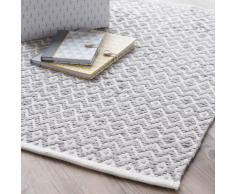 Tapis en coton gris 60 x 90 cm TAVIRA